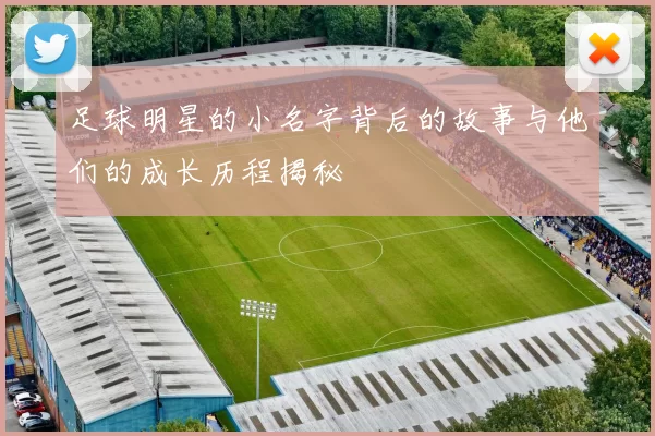 足球明星的小名字背后的故事与他们的成长历程揭秘