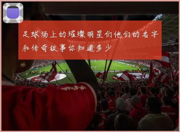 足球场上的璀璨明星们他们的名字和传奇故事你知道多少
